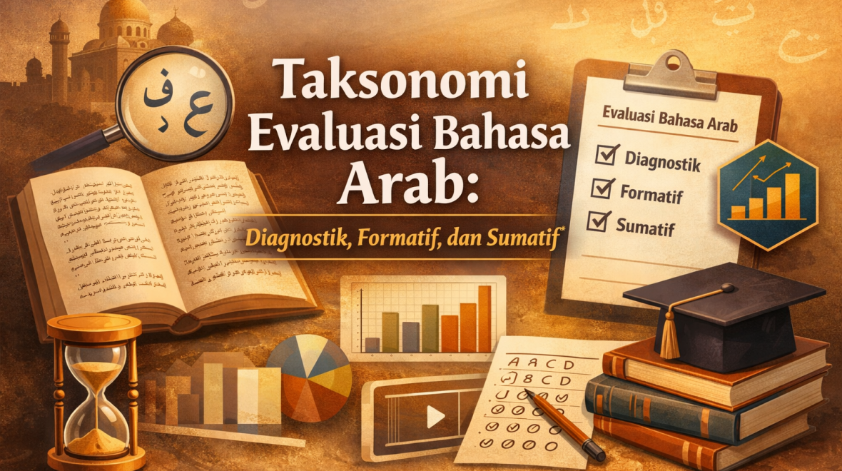 Taksonomi Evaluasi Bahasa Arab: Diagnostik, Formatif, dan Sumatif