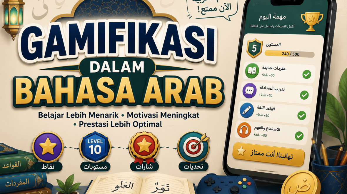Prinsip Gamifikasi untuk Pembelajaran Bahasa Arab: Dari Motivasi Belajar Menuju Pengalaman Belajar