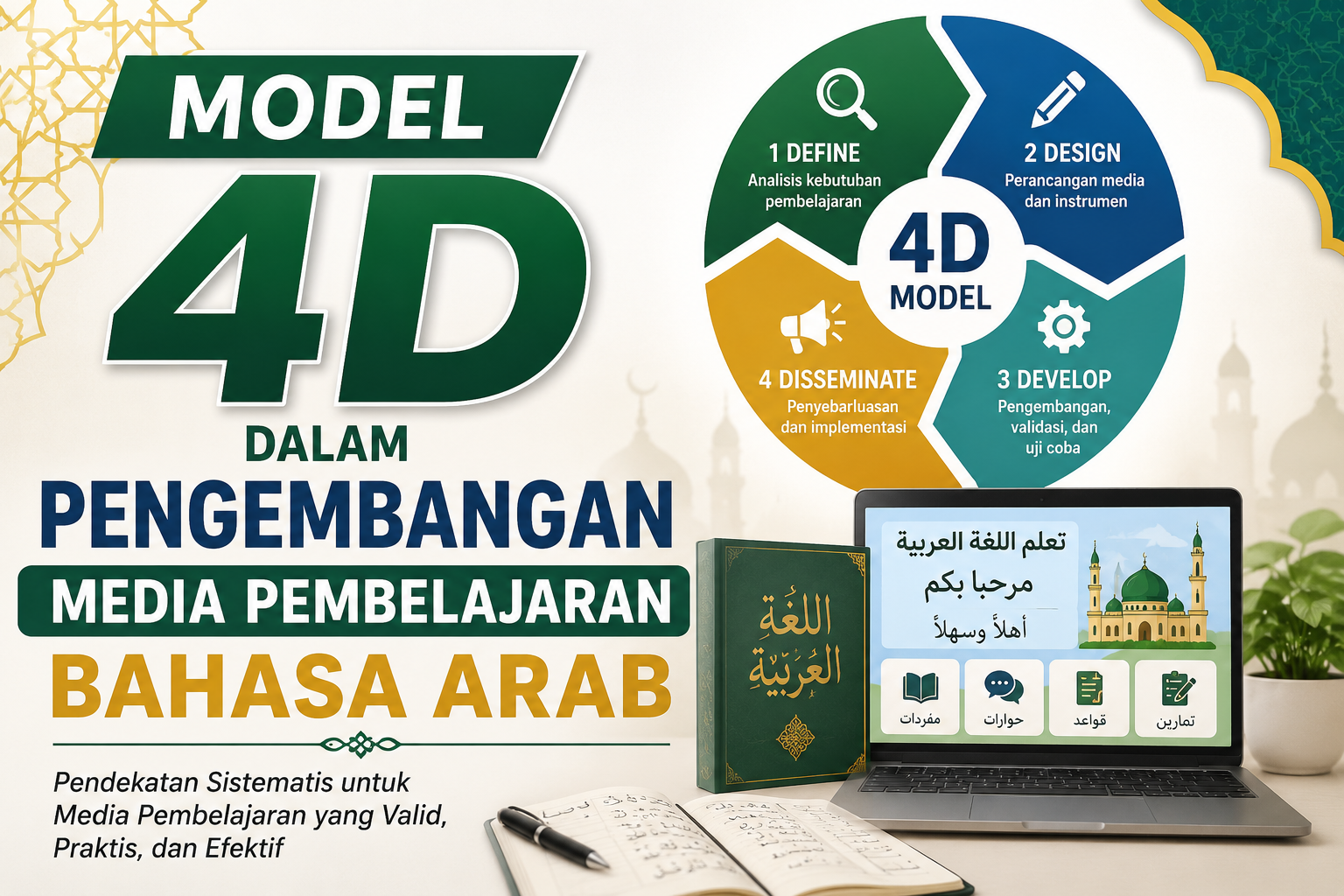 model-4d-pengembangan-media-pembelajaran-bahasa-arab